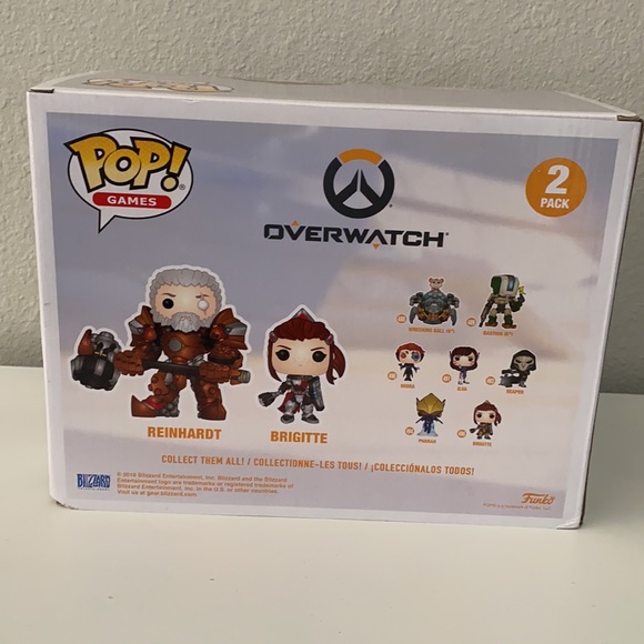 3 Sets REINHARDT AND BRIGITTE 2019 FUNKO POP - Picture 3 of 7